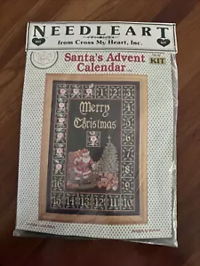 Needleart from Cross My Heart Counted Cross Stitch Kit, Santa’s Advent Calendar - Picture 1 of 3