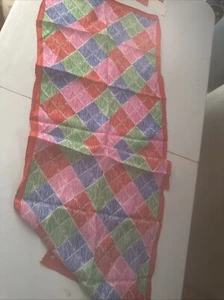 Sciarpa donna vintage 44 x 14” - Foto 1 di 6