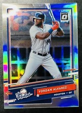 Yordan Alvarez 2020 Panini Optic Holo Refractor Rated Rookie Card #R-1 Astros