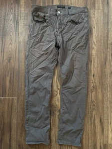 Lucky Brand Men’s Chino Pants 33x32 Gray/Brown 121 Slim Straight Fit Stretch - Picture 1 of 5