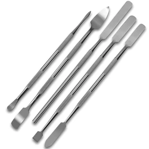 Metallspachtel 5-tlg Set Kit Werkzeuge - Edelstahl doppelseitige Werkzeuge, hohe Mir - Bild 1 von 12