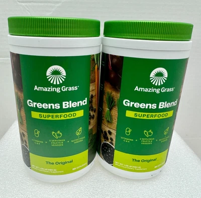 2 unidades Increíble mezcla de verduras de hierba 1,06 lb superalimento el polvo original 60 porciones Foto 1 de 4