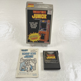 Vintage Donkey Kong Jr. ColecoVision Complete in Box Game-Tested & Working 80's