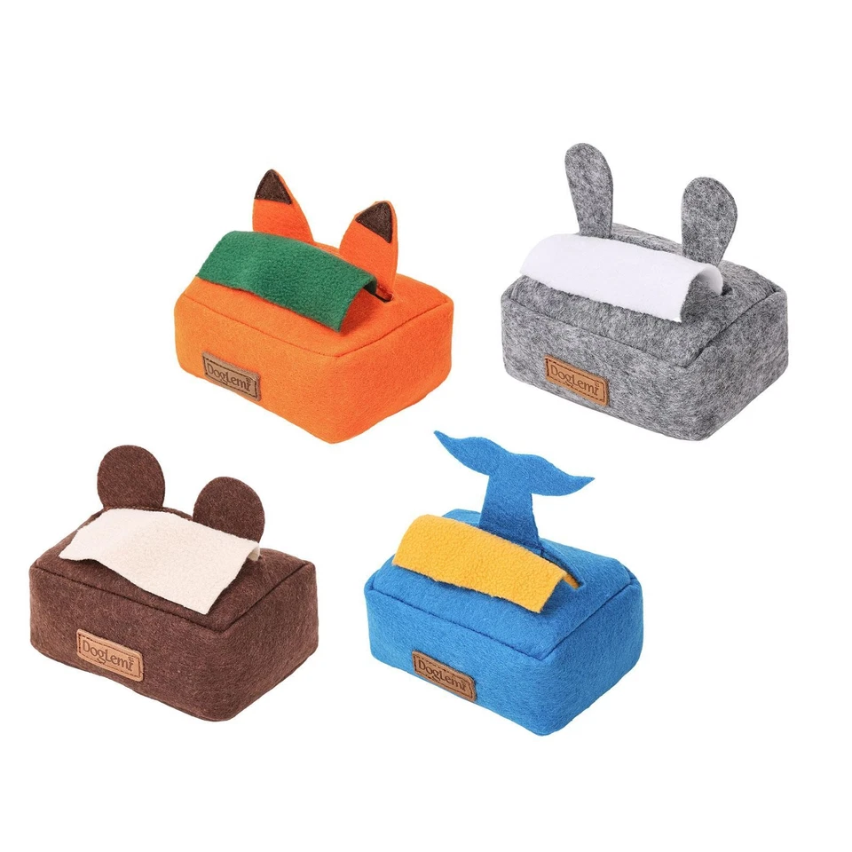 Dog Sniffing Toy Snuffle Treat Toy Tissue Box - Image 1 of 1