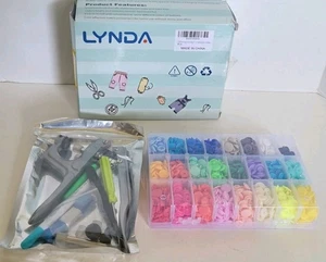 Broches de presión de plástico con alicates a presión, 360 juegos de botones a presión de 24 colores para coser, S... - Imagen 1 de 7