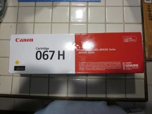NUOVO ORIGINALE - TONER GIALLO CANON 067H ad alta resa 067 H 5103C001 LBP630C SIGILLATO - Foto 1 di 5