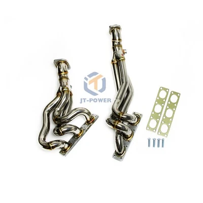 SHORT EXHAUST HEADER PERFORMANCE for BMW E46 M52/M54 B25 B30 325i 330i UPGRADE - Image 1 of 4