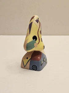 Picasso's Nose Abstract Eyeglass Holder Painted Resin - Picture 1 of 9