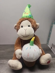 Very Rare Nat And Jules Birthday Monkey Plush Talking - Picture 1 of 8