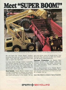 1980 Print Ad of Sperry New Holland L-775 Super Boom Loader Farm Tractor - Picture 1 of 2