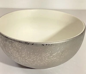 Selene Dinnerware Porcelain Soup Bowl Gray Silver Speckled Z Gallerie Replacemen - Picture 1 of 7