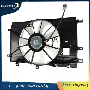 Cooling Fan For 2020-2021 22 Toyota Corolla L LE XLE 1.8L Radiator Condenser Fan - Foto 1 di 10
