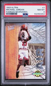 1993 Ultra Michael Jordan Famous Nicknames PSA 8 - Picture 1 of 2