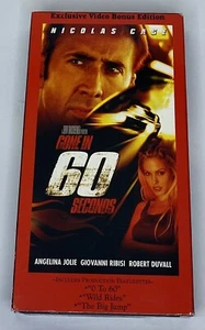 Gone in 60 Seconds (VHS, 2001, Exclusive Video Bonus Edition) - Picture 1 of 3