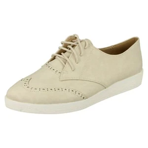 Mujer Spot On Zapatos Oxford con Cordones - Imagen 1 de 28