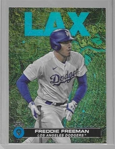 Freddie Freeman 2024 Topps Series 2 City to City LAX #CTC-17 Blue Parallel SP - Bild 1 von 2