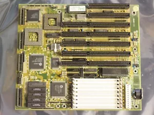 386 AT MOTHERBOARD AMD 386 dx-40 MHz CPU Pine Technology PT-311 KEYBOARD ISSUE - Picture 1 of 8