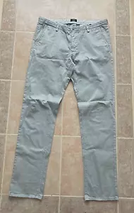 Zweimal getragen! Hugo Boss Stretch Rice Slim Fit Grau Hose Herren Gr. 36R - Bild 1 von 10