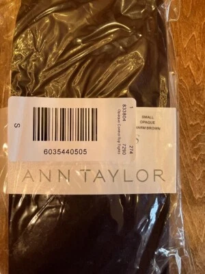 Meia-calça Ann Taylor Perfect controle top opaco marrom quente tamanho pequeno - Imagem 1 de 4