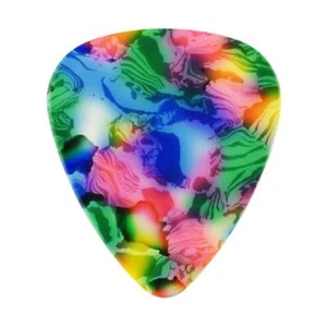 Celluloid Tie Dye Guitar Or Bass Pick - 0.96 mm Heavy Gauge - 351 Shape - Picture 1 of 5