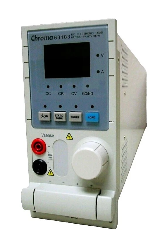 Módulo de carga electrónica Chroma 63103 DC 6A/60A 16V/80V 300W Foto 1 de 1