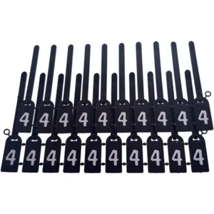 980N-4, Black Security Tags, (Pack of 20 - Picture 1 of 1