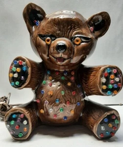 Vintage Ceramic Bear Light - Picture 1 of 12