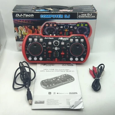 DJ Tech - PocketDJDuo - USB DJ MIDI Controller with Integrated Soundcard *Read* - Image 1 of 4