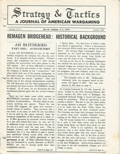 Strategy & Tactics S&T # 1 Vol 1 #1 Remagen, Blitzkrieg, First issue reprint FS - Picture 1 of 3