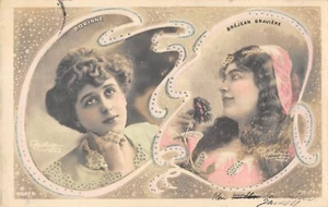 CPA CELEBRITE / ROBINNE / BREJEAN GRAVIERE /ARTISTE DE CABARET /FEMME 1900 - Picture 1 of 1
