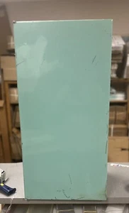 Turquoise Cabinet Kitchen Metal Retro MCM Vtg - Picture 1 of 7