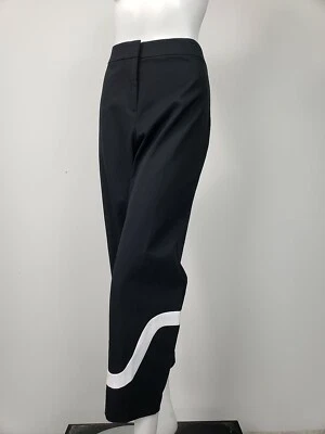Pantalones al Tobillo ALFANI Negro Blanco Color Block Ribete Elastizados Pierna Ajustada 16W Nuevos con Etiquetas $84.50 Foto 1 de 3