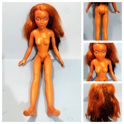 Muñeca negra Tiffany Taylor 1973 18" de colección ideal cambios de cabello juguete negro y castaño rojizo AA Foto 1 de 4