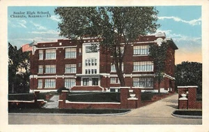 # B490 CHANUTE, KS. POSTAL, ESCUELA SECUNDARIA SENIOR - Imagen 1 de 2