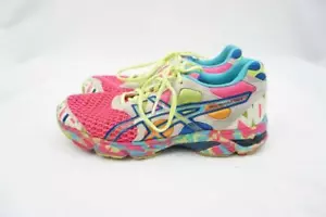 ASICS GEL NOOSA TRI-7 USED WOMEN SZ 9.5 PINK MESH SNEAKERS/RUNNING SHOES T264N - Picture 1 of 9