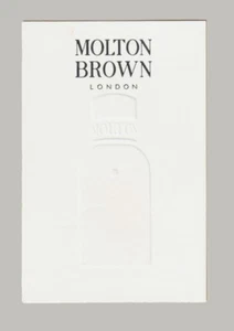 Carte publique - Werbekarte - Molton Brown - Bild 1 von 1