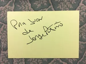 Jorge Patino - MEXIKANISCHES KINEMA - Nennen Sie mich Mike - Der Kandidat - handsigniert 1981 - Bild 1 von 2