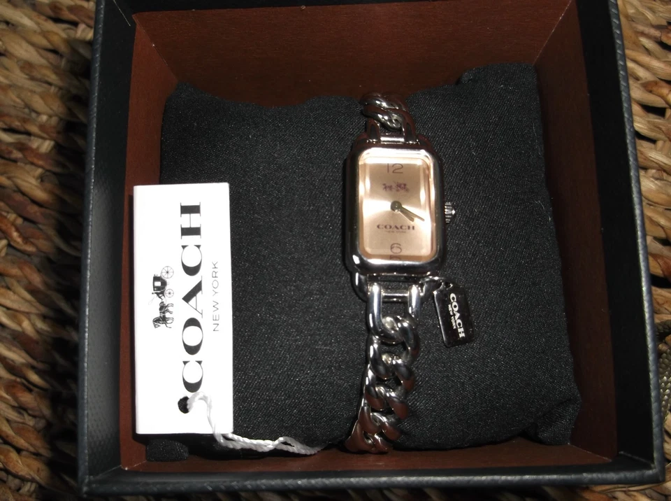 COACH Women's Watch Ludlow New In Box $295 New Battery Fits 6.5" Wrist - Image 1 of 4