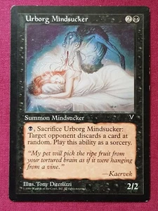 Magic The Gathering VISIONS URBORG MINDSUCKER tarjeta negra Magic The Gathering - Imagen 1 de 2