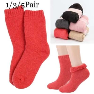 1/3/5pairs Fuzzy Socks for Women Warm Fluffy Socks Winter Plush Slipper Socks - Picture 1 of 18