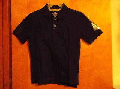 BRAND NEW "BOY'S FADED GLORY  ALL COTTON 2 BUTTON POLO NAVY BLUE  SHIRT..#3 - Image 1 of 3