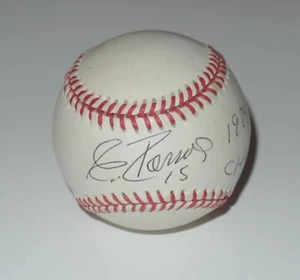 ENRIQUE ROMO AUTO'D SIGNIERTE NATIONAL LEAGUE BASEBALL BAS COA PIRATEN 1979 WS C - Bild 1 von 3