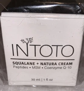 INTOTO Cuidado de la Piel ESCUALANE + CREMA NATURA | Para Rostro, Ojos y Cuello | Péptidos - Imagen 1 de 1
