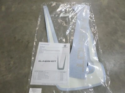 2015-2019 POLARIS SLINGSHOT WHITE SILVER CENTER HOOD DECAL ACCESSORY 2882324-599 - Image 1 of 4