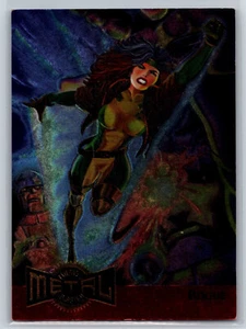 1995 Fleer Metal Marvel Rogue Metallstrahler Einsatz #10 - Bild 1 von 2