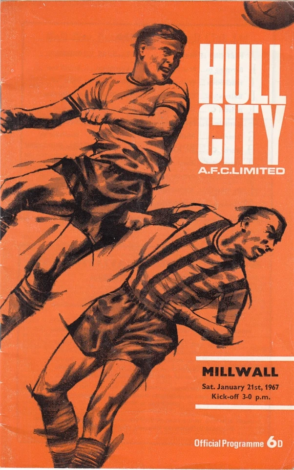 Hull City v Millwall 1966/7 (21 Jan) - Image 1 of 1