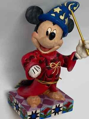 Figura Jim Shore Sorcerer Mickey Touch of Magic 2007 4010023 Disney Traditions Foto 1 de 4