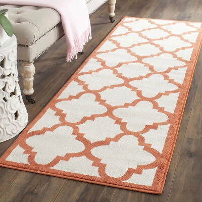 Safavieh Amherst BEIGE / ORANGE 2'-3" X 11' Runner - AMT423F-211 - Image 1 of 3