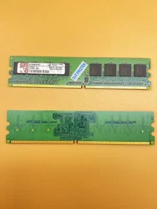 2GB (2 x 1GB) Arbeitsspeicher RAM DDR2, PC2-6400 800 MHz für Computer Desktop-PC - Bild 1 von 1