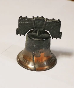 Miniature Liberty Bell Souvenir Bronze/Copper Wash MINTY - Picture 1 of 1